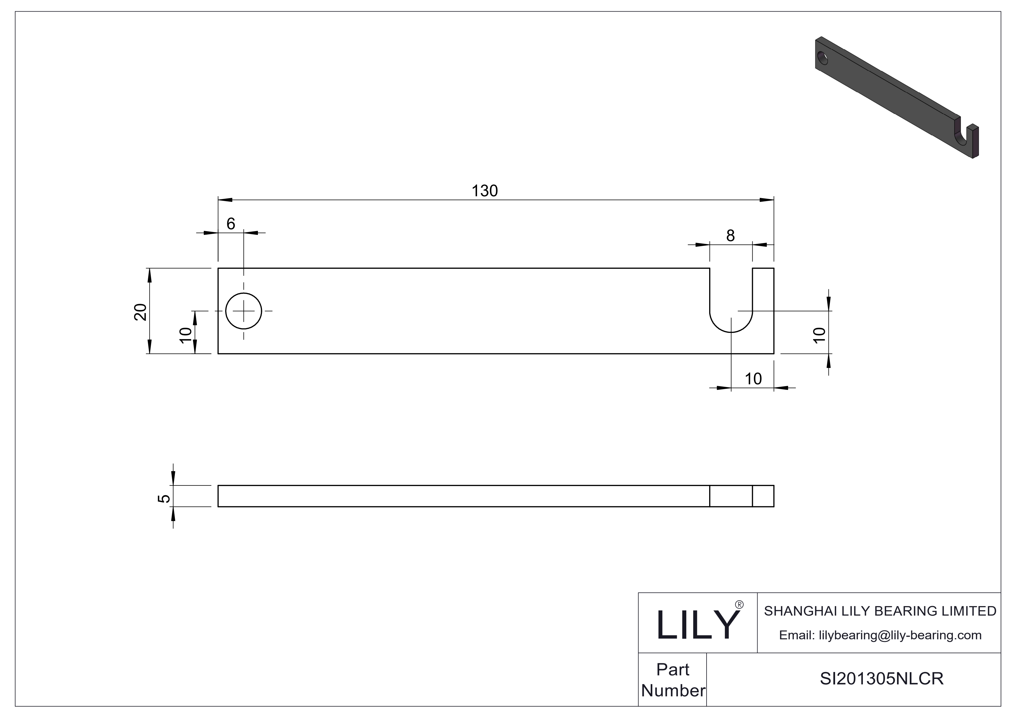 SI201305NLCR Silicon Nitride (Si3N4) Components cad drawing